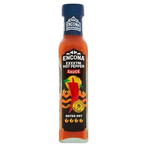 Encona Extra Hot Pepper Sauce 142ml Plumule