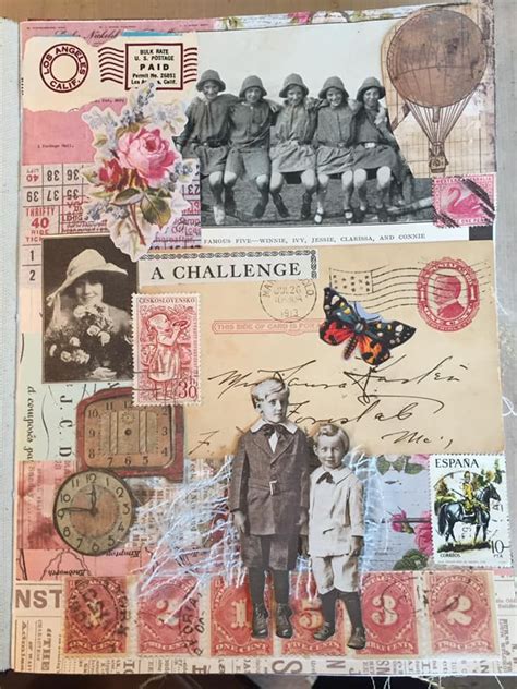 The First 10 Weekly Collage Assignments Margarete Miller Vintage
