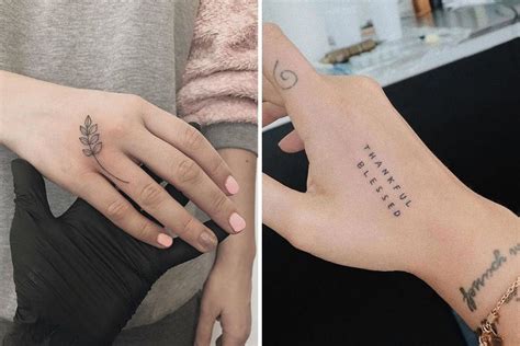 Los tatuajes realizados en la mano tienen su parte positiva y negativa. Ideas de tatuajes en la mano para mujeres - Ellas Hablan