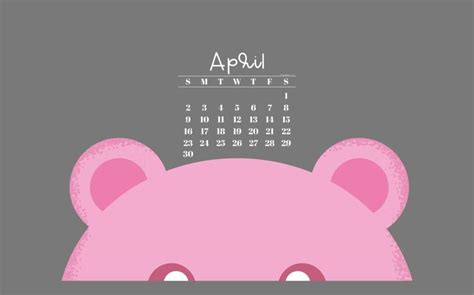 Free Download April Desktop Wallpaper 21 Cute Free April 2023 Calendar