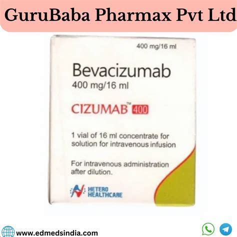 Bevacizumab Injection Cizumab 400mg 16ml At Rs 48000 Bevacizumab In