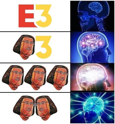 E Xpanding Brain Electronic Entertainment Expo E3 Funny Memes