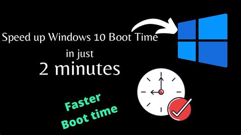 Fast Boot Windows 10 In Just 1 Minute Best Way To Fix Boot Time