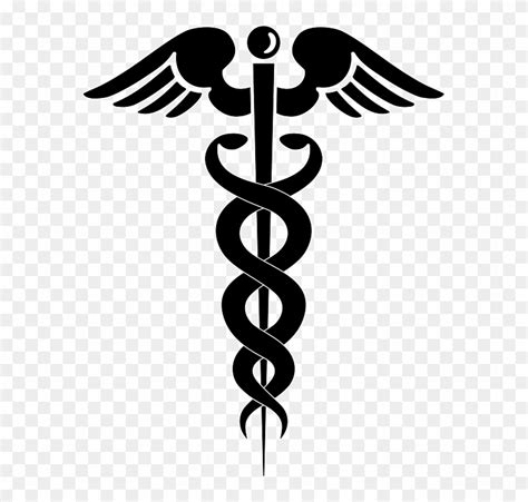 Doctor Symbol Caduceus Transparent Medical Symbol Svg Free