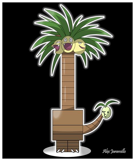 Exeggutor Alola Form Pokemon Sunmoon By Jaramillo13 On Deviantart