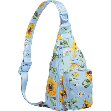 Vera Bradley Sunflower Sky Mini Sling Backpack In Reactive Backpacks