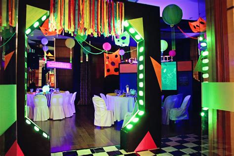 Neon Party Decoration Ideas In 2020 Neon Party Decorations Neon