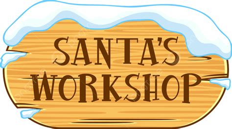 Clipart Santas Workshop