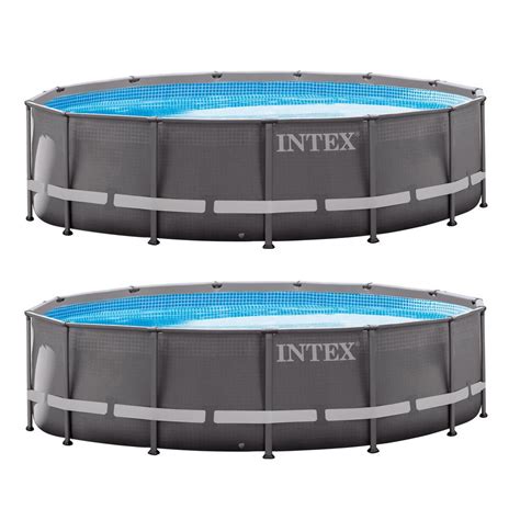 Intex 14 Ft X 42 In Round Ultra Frame Above Ground