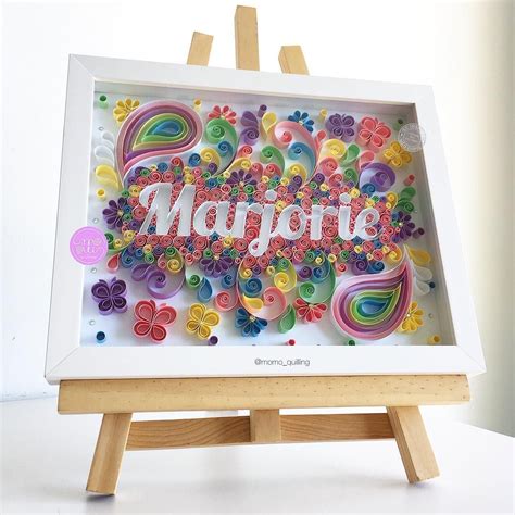 Momo Quilling And Paper Art En Instagram “para A Marjorie 👧🏻30x24cm