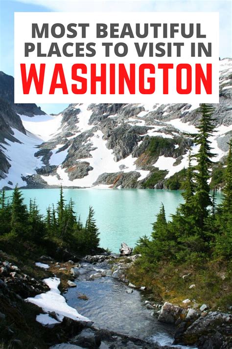 12 Most Beautiful Places In Washington That Will Blow Your Mind Usa