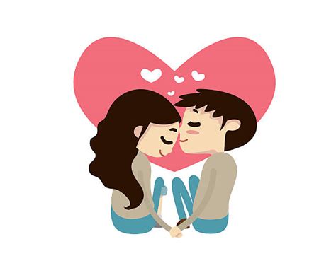 Romantic Of Couples In Love Drawings Illustrations Royalty Free Vector