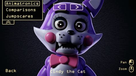 Five Nights At Candys Remastered Official Extras All Animatronics