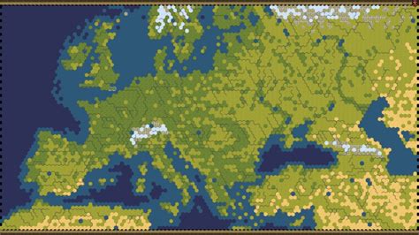 Here Is My Depiction Of A Huge Map Of Europe True Start Location Civ