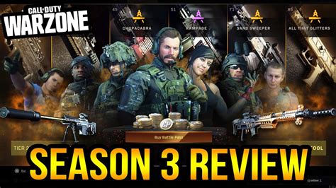 Call Of Duty Warzone Battle Pass Season 3 Review Youtube