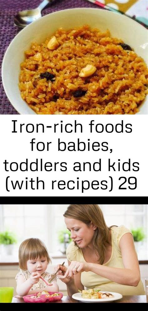 The relationship between iron and vitamin c Iron-rich foods for babies, toddlers and kids (with ...