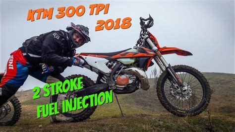The fuel injection system is remarkably compact. KTM 300 TPI 2018 || First Test and Ride review - 2stroke ...