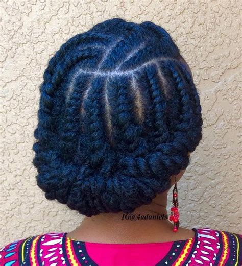 I think this hairstyle would be a perfect here is another quick and easy protective hairstyle for the hot summer. Quick & Easy Crown Braid Tutorial for Natural Hair ...