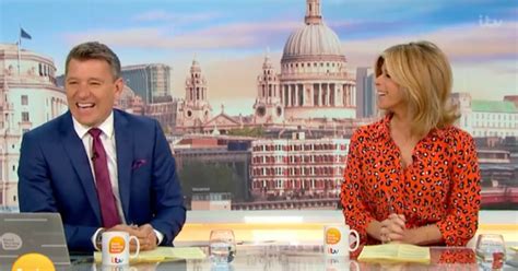 Itv Good Morning Britain Star Ben Shephard Red Faced Over Kate Garraway Innuendo Birmingham Live