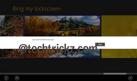 Set Bing Images As Windows 8 Lock Screen Wallpaper Techtrickz