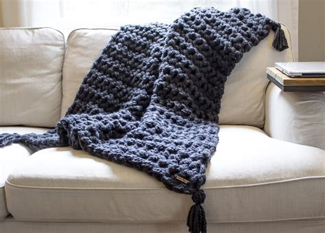 How To Hand Crochet A Blanket In One Hour