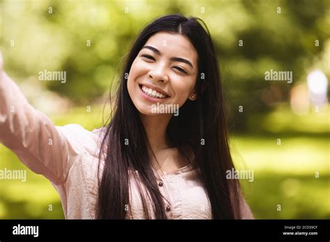 Selfie Of Beautiful Asian Girl Hi Res Stock Photography And Images Alamy
