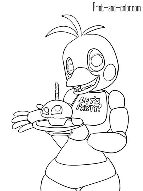 Fnaf coloring pages, Five nights at freddy's coloring pages, Coloring books
