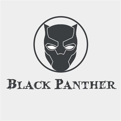 Vector Black Panther Face Logo Freelancer