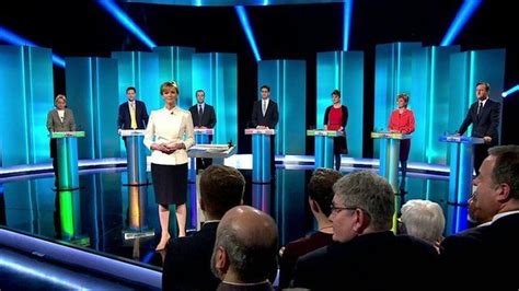 General Election 2015 Party Leaders Clash In Tv Debate Bbc News
