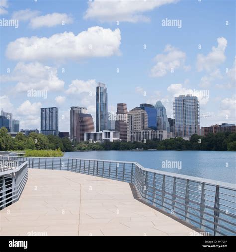A View Of The Ever Growing Skyline Of Downtown Austin Texas As Seen