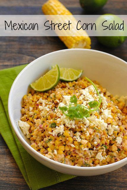 Queso burrito (ground beef) $7.80: Roasted Mexican Street Corn Salad | Recipe | Sweet corn, Chili powder and Juice