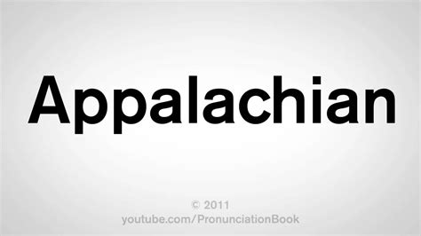 How to say andes mountain in english? How To Pronounce Appalachian - YouTube