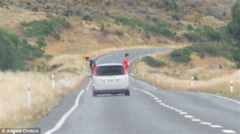 French Tourists Urinate From Car Window On Southland Highway In New Zealand Daily Mail Online