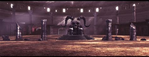 Artstation Mortal Kombat 9 Shao Kahn Arena