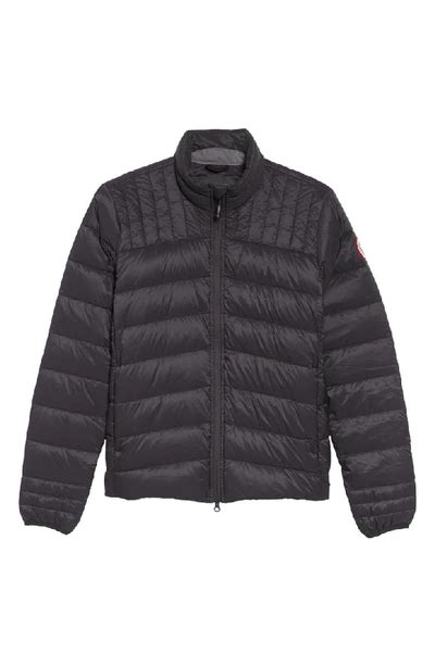 Canada Goose Brookvale Slim Fit Packable Down Jacket In Black Graphite Modesens