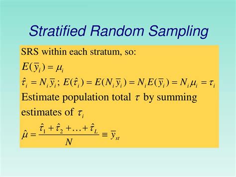 Ppt Chapter 5 Stratified Random Sampling Powerpoint Presentation