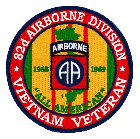 82nd Airborne Division Vietnam Veteran Patch Flying Tigers Surplus