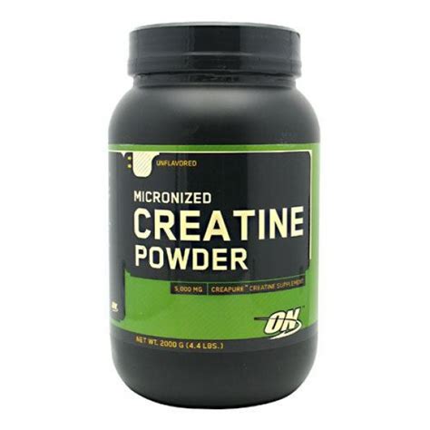 Optimum Nutrition Micronized Creatine Powder Unflavored 2000 G 44 Lbs