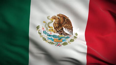 These flags have different proportions with the mexican flag being longer shaped while the italian has a squarish shape. Mexican Flag HD. Looped.: Royalty-free video and stock footage