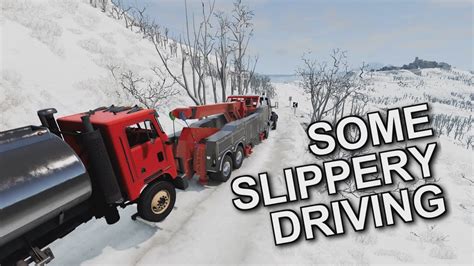 Some Slippery Driving Beamngdrive Youtube