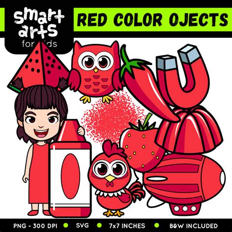 Color Objects Clip Arts Colossal Bundle Educational Clip