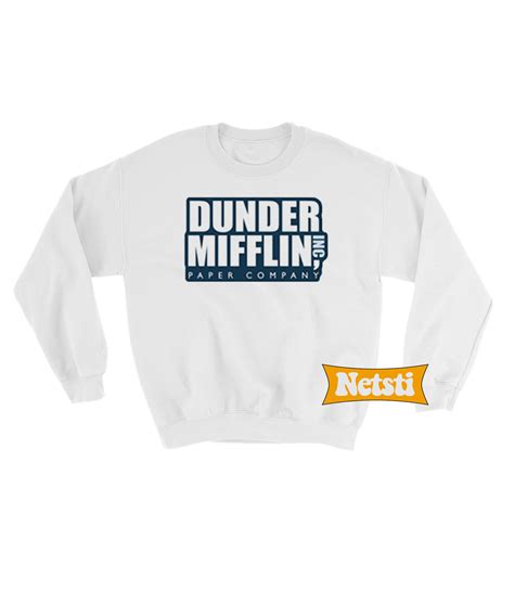 Dunder Mifflin Paper Company Sweatshirt Dunder Mifflin Size S 5xl