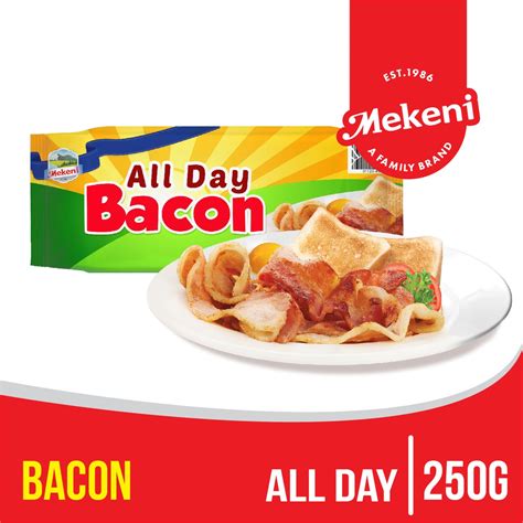 Mekeni All Day Bacon 250g Shopee Philippines