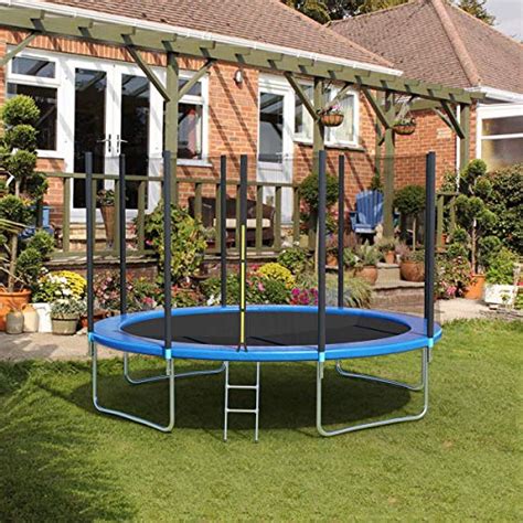 Giantex Trampoline Combo Bounce Jump Safety Enclosure Net Wspring Pad