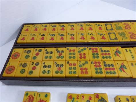 Vintage Bakelite Mah Jong Set Tiles Racks Extra Tiles Kiwanis Marketplace