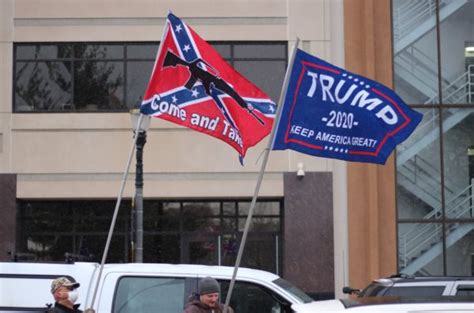 It was first reported in december 2019. Trump Supporters, Some with Confederate Flags and Guns ...