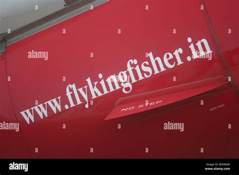 Kingfisher Airlines Livery Signage Fuselage Design Stock Photo Alamy