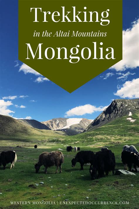 Hiking In Mongolia 7 Days Of Altai Mountains Trekking Altai