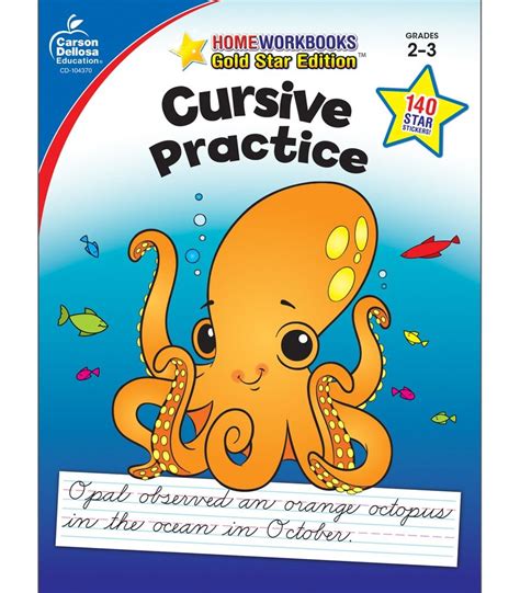 Carson Dellosa Home Workbooks Cursive Practice Workbook Grade Ebook Cursive Practice