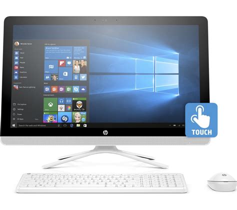 Hp 24 G085na 24 Touchscreen All In One Pc White Deals Pc World
